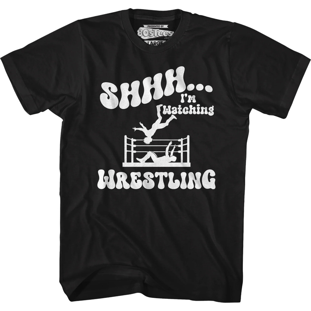 Shhhim Watching Wrestling Tshirt
